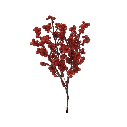 Декоративний букетик (4 гілки) червоних ягід, 20см Житомир