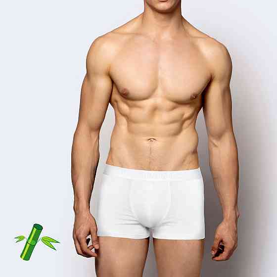 Труси чоловічі шорти Atlantic BMH-016 XXL, Білий Київ