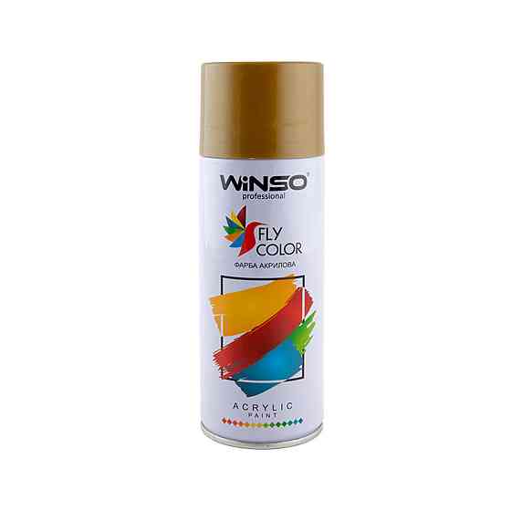 Краска акриловая Winso Spray 450мл золотой металлик (DIAMOND GOLD) Киев