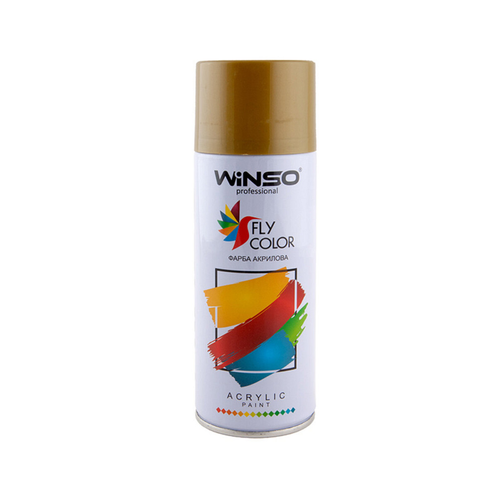 Краска акриловая Winso Spray 450мл золотой металлик (DIAMOND GOLD) Киев - изображение 1