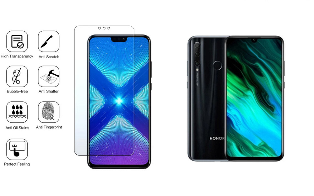 Защитное стекло NeoGlass для Honor 20E, 20i – ультрапрозрачное и устойчивое Киев - изображение 4