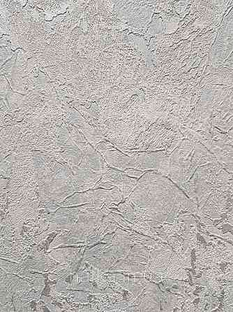 Шпалери вінілові на флізеліні гарячого тиснення DU&KA 1.06х10 вензель основа під штукатурку сірі коричневі Київ