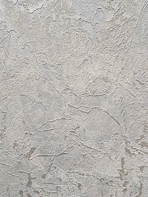 Шпалери вінілові на флізеліні гарячого тиснення DU&KA 1.06х10 вензель основа під штукатурку сірі коричневі Київ - фото 1