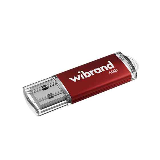 Флешка flash Wibrand USB 2.0 Cougar 4Gb Red WI2.0 / CU4P1R Одеса