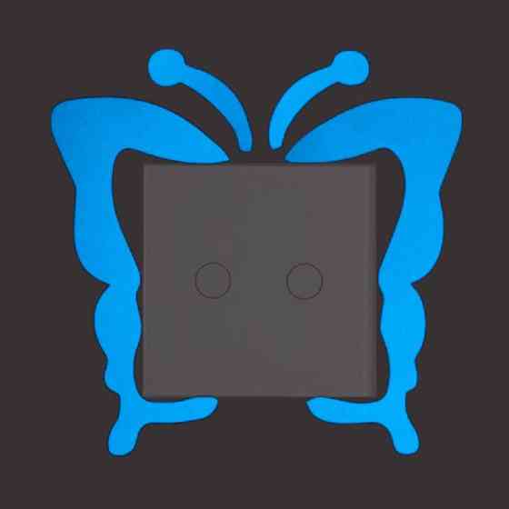 Люмінесцентна наклейка "Метелик" - 20*9см Київ