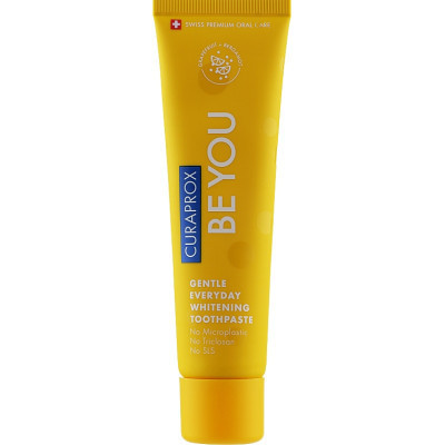 Зубна паста Curaprox Be You Вибілювальна Зі смаком грейпфрута та бергамота з ментоловими кульками 60 мл (7612412429527) Вінниця - фото 1