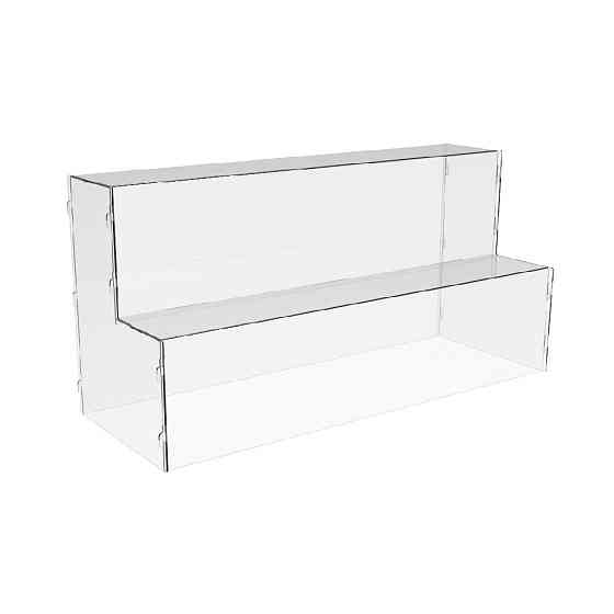 Товарна горка EKOSTAR на 2 сходи з акрилу 400x150x200 Київ