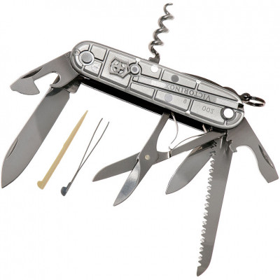 Ніж Victorinox Huntsman Transparent Silver (1.3713.T7) Вінниця - фото 2