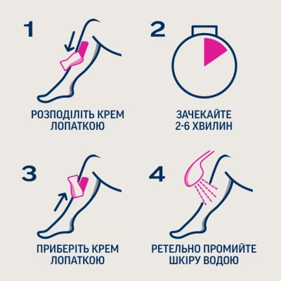 Крем для депиляции Veet Professional для всех типов кожи с Маслом ши 100 мл (5900627099034) Винница - изображение 6