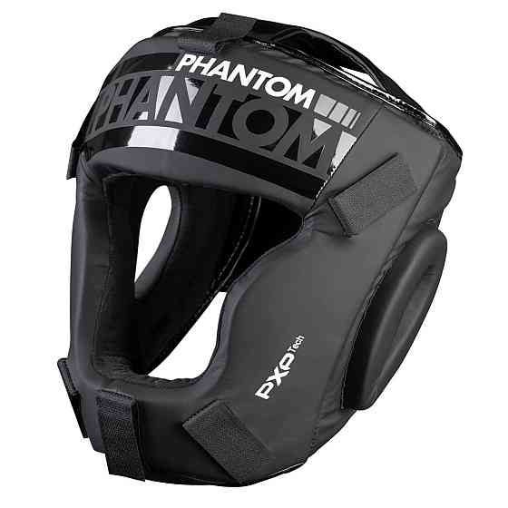Боксерський шолом Phantom APEX Cage Black (капа в подарунок) Каменское