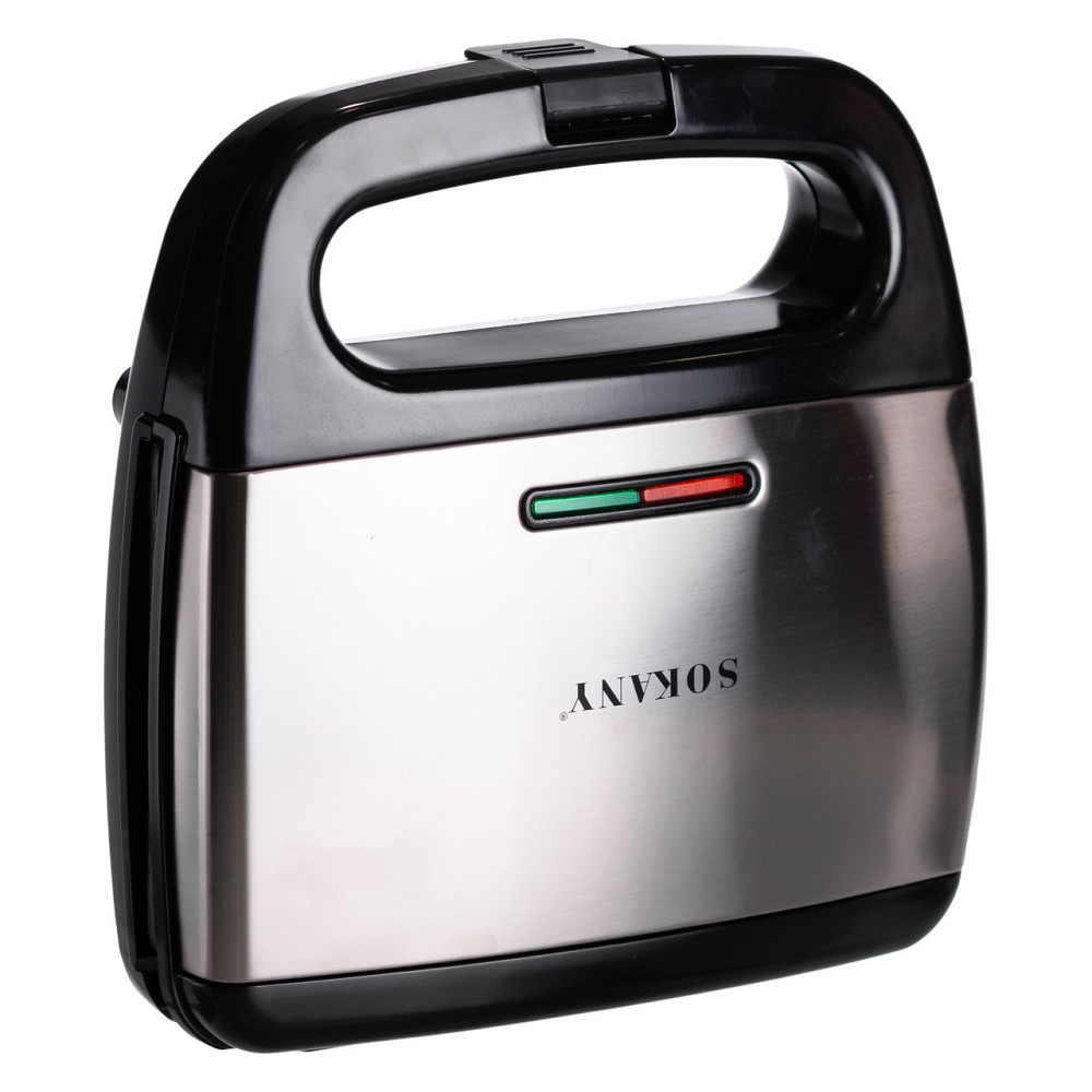 Електрогриль притискний з антипригарним покриттям 750 Вт Sokany SK-08073 Київ - фото 3