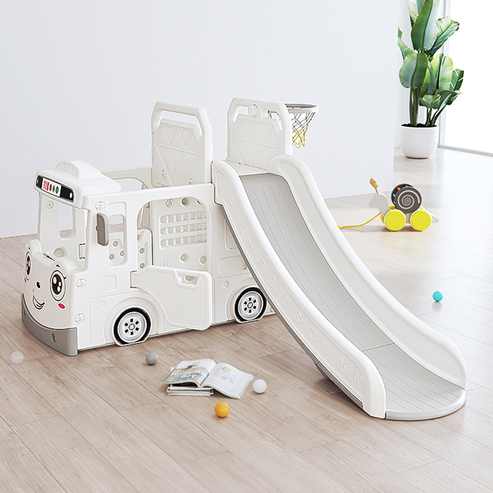 Дитяча гірка 2в1  inSPORTline Karosino, 116,5 х 61,5 х 98 см - біла Київ - фото 5