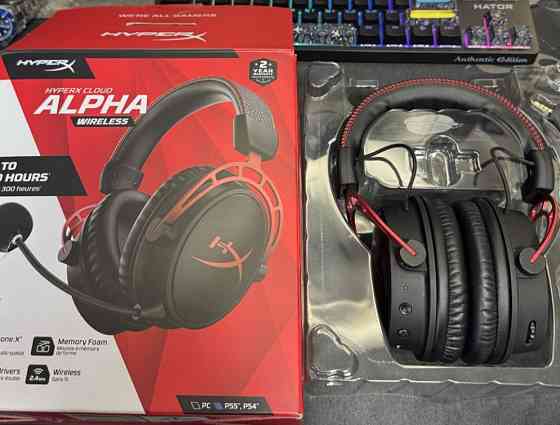 (Нові) бездротові навушники HyperX alpha wireless Харків