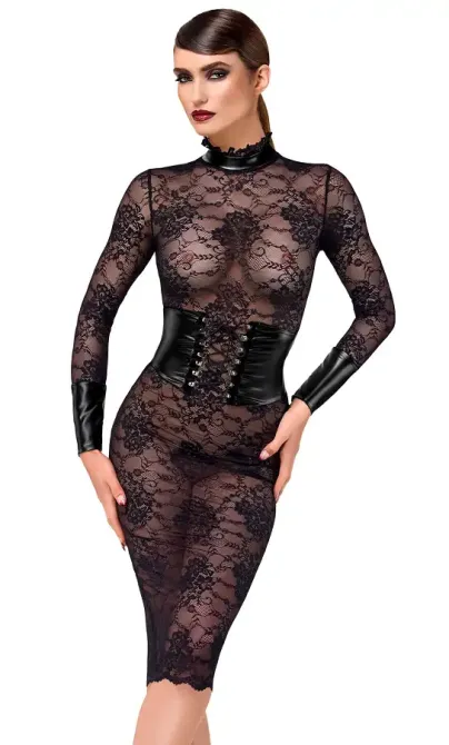 Сукня Noir Handmade F375 Noirelle Lace Corset Midi dress XS Львів - фото 3