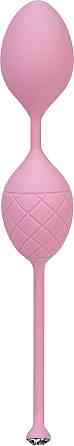 Роскошные вагинальные шарики PILLOW TALK - Frisky Pink с кристаллом, диаметр 3,2см, вес 49-75гр Sex Aura Киев