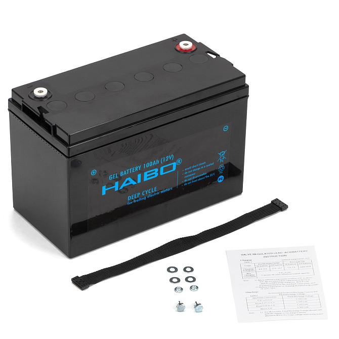 Гелевый Аккумулятор Haibo 100Ah 12V 30,8Кг Дніпро - фото 2