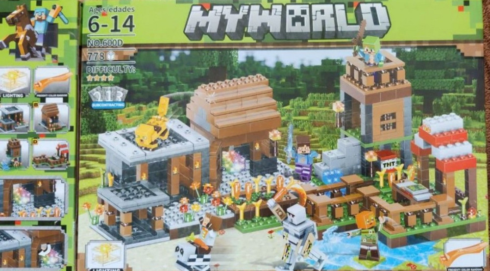 Асортимент конструкторів лего Minecraft майнкрафт 8007 4401 44126 600d Київ - фото 2