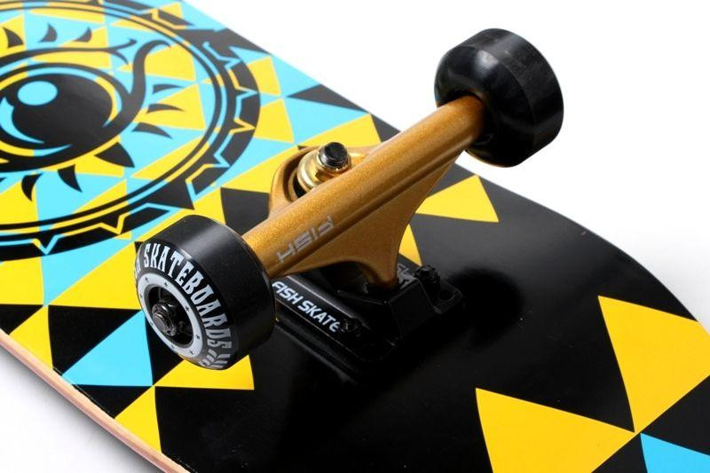 Скейт деревянный FISH Глаз, нагрузка до 90 кг. Польша! Одесса - изображение 5