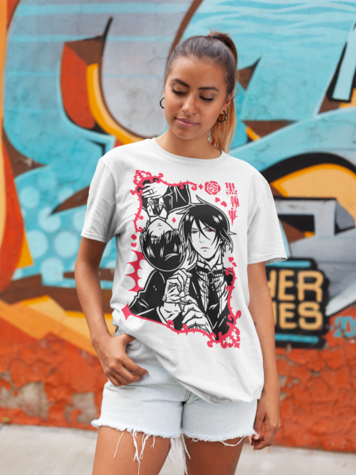 Футболка аниме Блакк Бутлер Киел Пхантомхиве оверсайз (S/M/L) Черний AnimeJ0624 Днепр - изображение 3