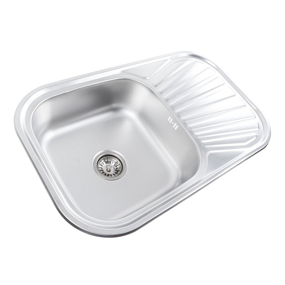 Кухонна мийка з нержавіючої сталі закруглена VALESO ДЕКОР 7848 (0,8/180 мм) Коломыя - изображение 2