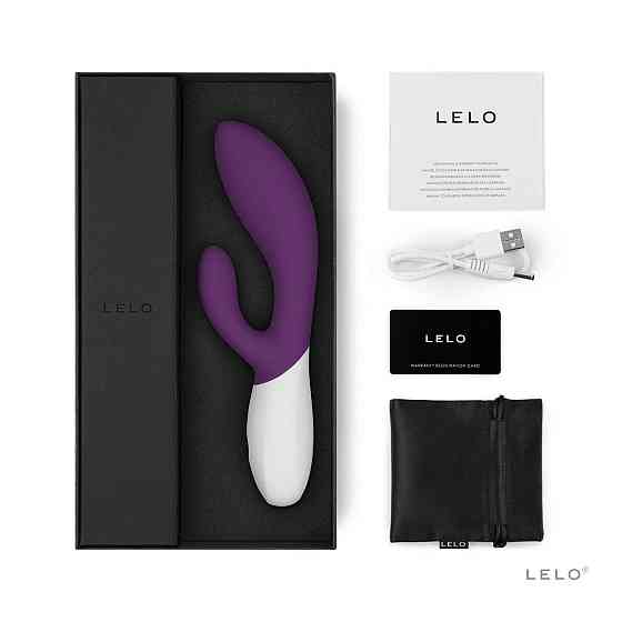 Вібратор-кролик LELO Ina Wave 2 Plum, манливий рух стовбура + вібрації Sex Aura Київ