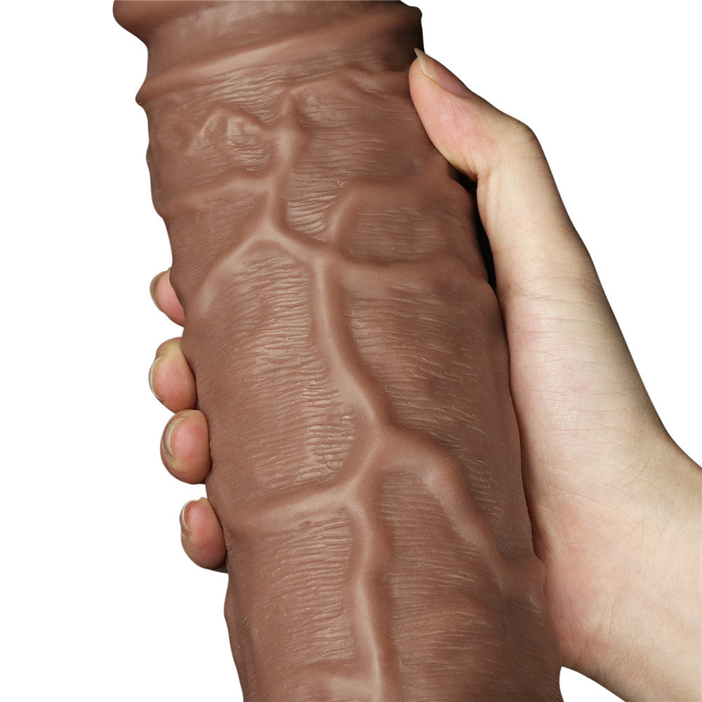 Реалистичный вибратор - King-Sized Realistic Chubby Vibrating Dildo 10.5