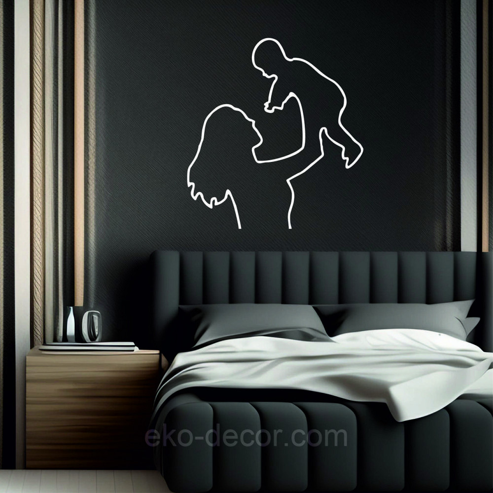 Декоративне настінне Панно «Мати та дитина», Декор на стіну Київ - фото 5