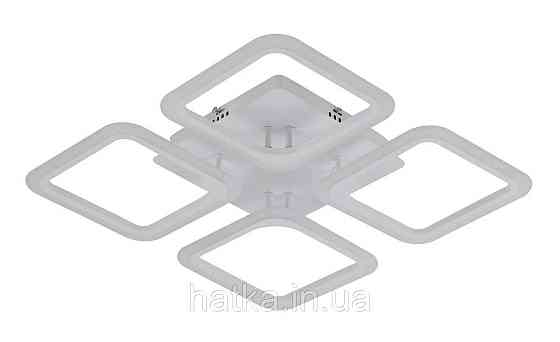 Люстра светодиодная акриловая потолочная 6110-4 WT 74W Киев