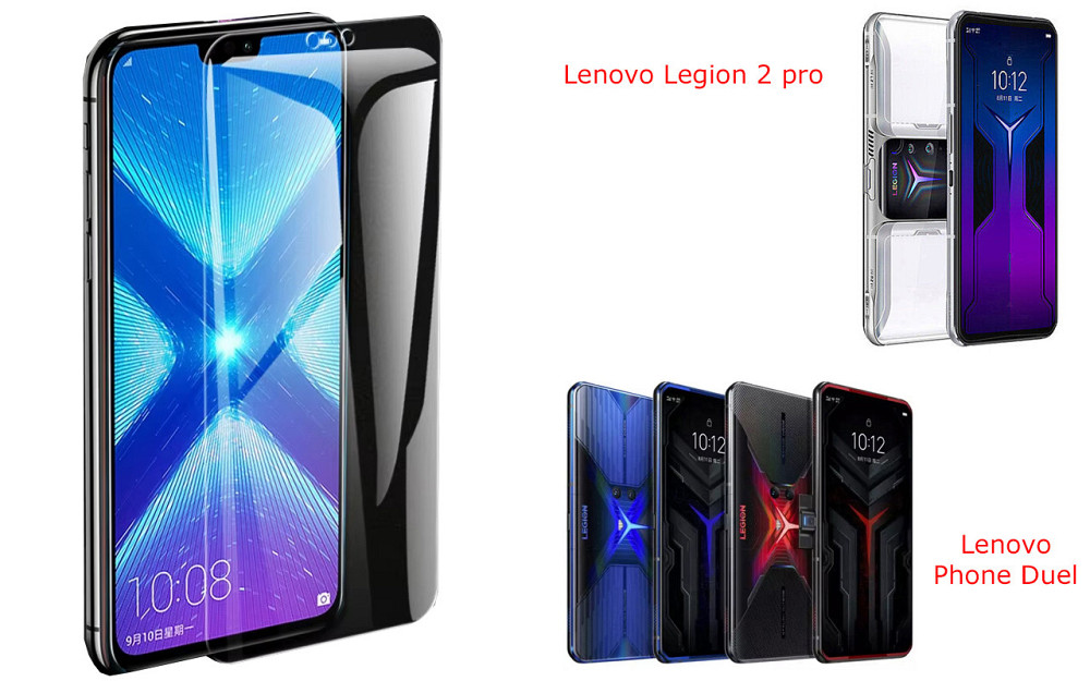 Защитное стекло NeoGlass для Lenovo Legion 2 pro, Phone Duel – ультрапрозрачное и устойчивое Киев - изображение 2