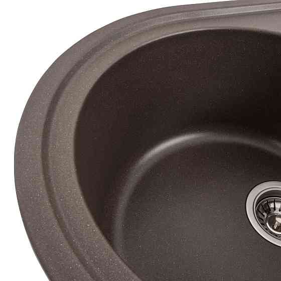 VALESO Гранітна мийка для кухні VALESO 7750 LIRA матова Темна скеля Киев