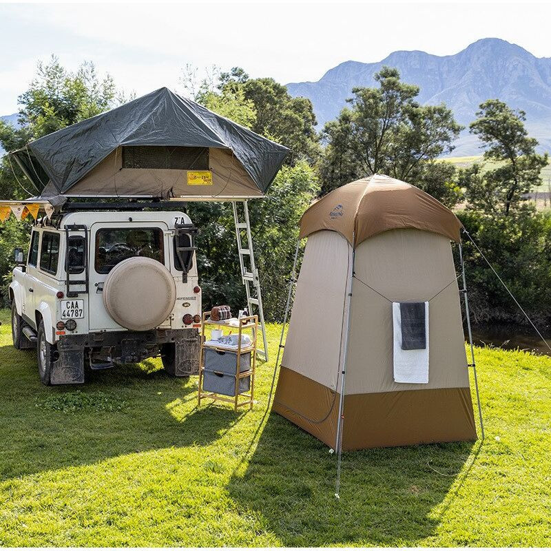 Душевая палатка Naturehike NH21ZP005 коричневая Киев - изображение 2