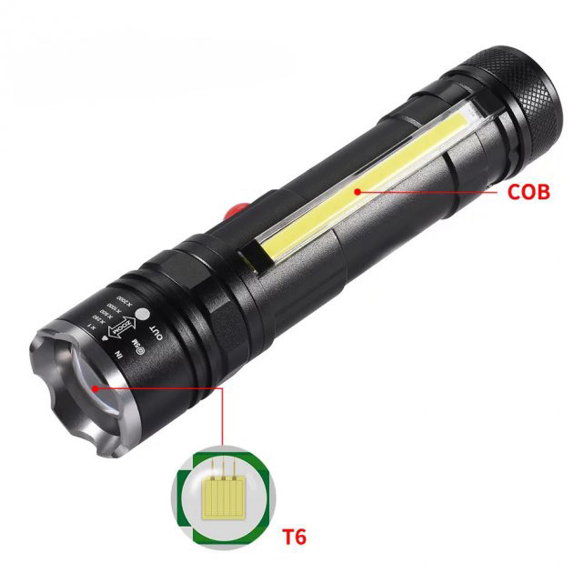 Сверхмощный фонарь лед Police T6-26+T6+COB, Мощный ручной фонарик, Очень мощный фонарь PY-52 Львов - изображение 18