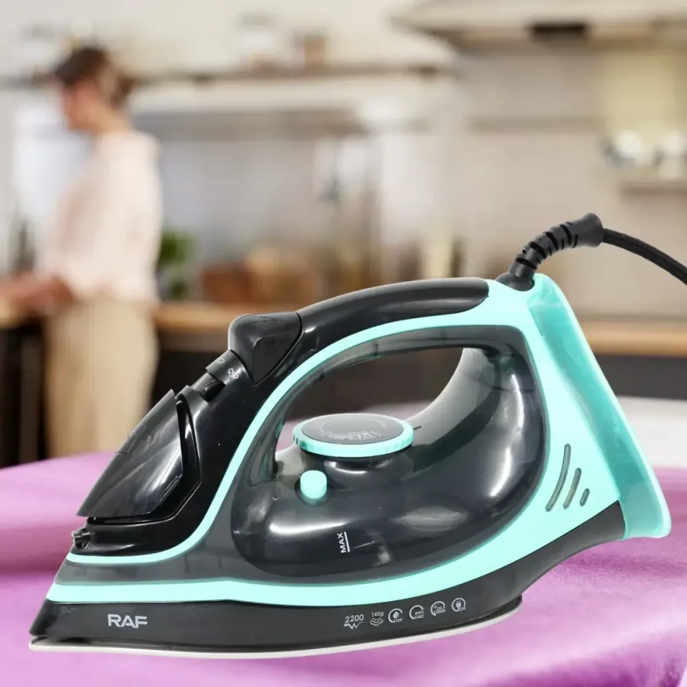 Праска Domotec/RAF R-1250В 2200W керамічна підошва, захист від накипу, функція вертикального відпарювання Одеса - фото 1