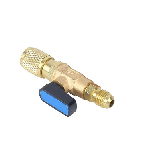 Латунный кран для заправки фреона R22 в холодильниках Киев - изображение 2