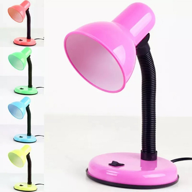 Настольная лампа китай E27 (в наличии разные цвета) от 220V Днепр - изображение 5