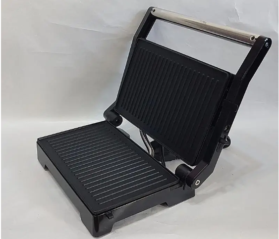 Гриль DOMOTEC MS-7708, 1000 Вт, контактний, антипригарне покриття, розмір 23х14 см, ідеальний для дому Одеса - фото 4