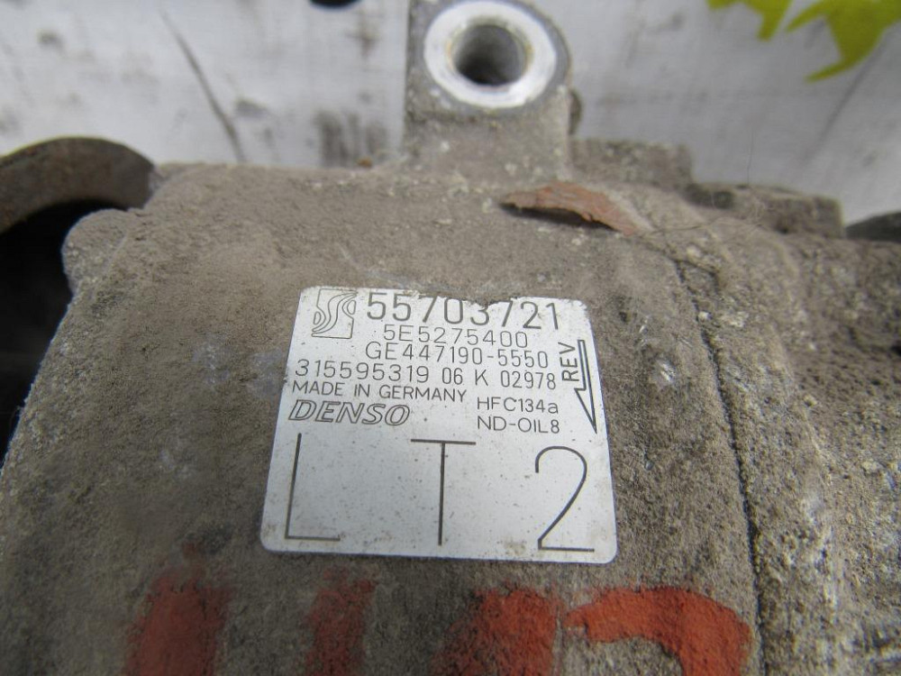 Компресор кондиціонера Opel Combo 1.3 CDTI 2001-2011 (55703721) Ковель - фото 2
