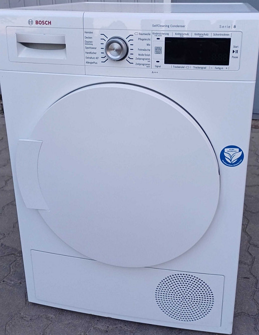 Сушильная машина для одежды с теплым Насосом: Bosch WTW845WO Киев - изображение 6