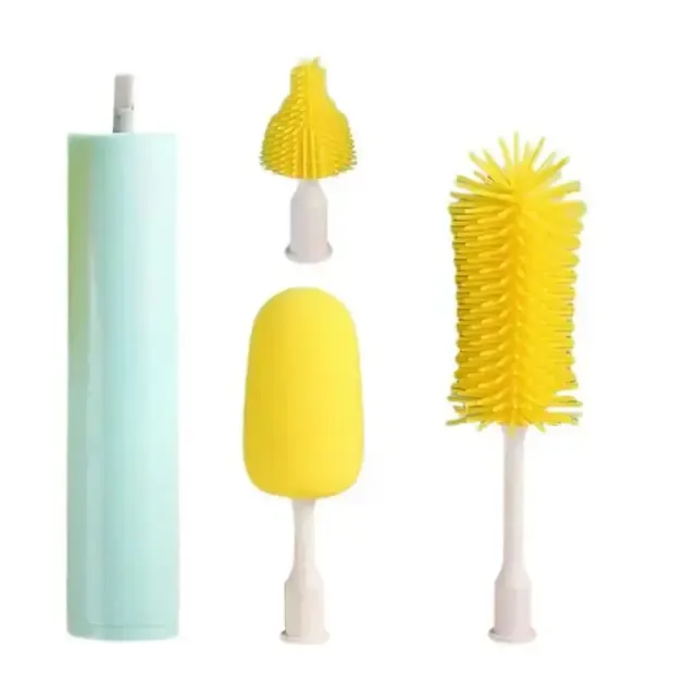 Многофункциональная электрическая щетка для мытья посуды с разными насадками BRUSH AND412 Коломия - фото 4