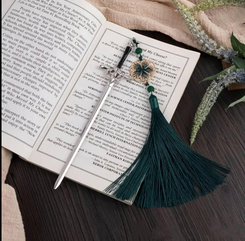 Вінтажна металева закладка "Меч з китицею ". ОригІнальна закладка для книжок. Подарунок для книголюб Київ - фото 5