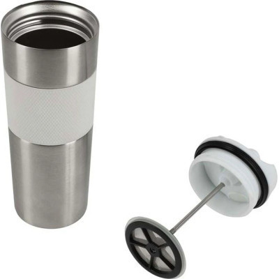 Термокружка Bergner Coffee & tea lovers 460 мл White (BG-37789-WH) Винница - изображение 3