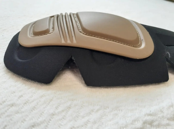 Комплект захисту Наколінники + налокотники Combat із удароміцного пластику (Коричневий) Київ - фото 8