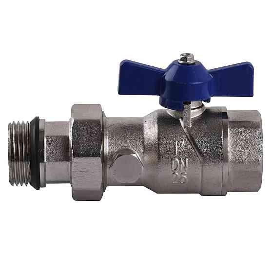 Кран-американка с муфтой под термометр ECO 01G-2 1″ прямой (000008822) Киев