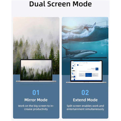 Переходник miniDisplayPort M to HDMI F 0.15m 4K60Hz Cabletime (CA915347) Вінниця - фото 4