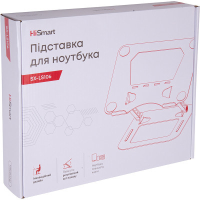 Подставка для ноутбука HiSmart SX-LS106 (HS083281) Винница - изображение 3