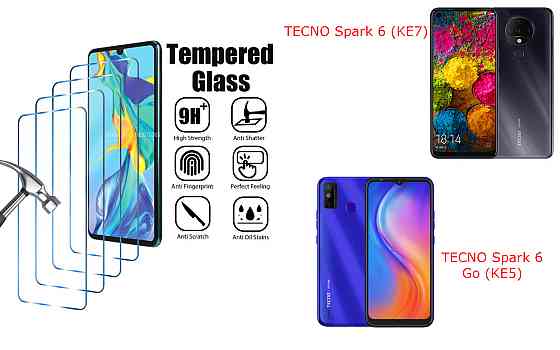 Защитное стекло ArmorGlass для TECNO Spark 6 (KE7),  Spark 6 Go (KE5) – устойчивое к царапинам и ударам Киев