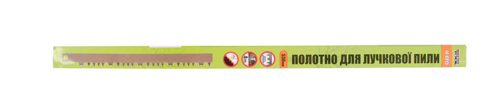 Полотно для лучковой пилы MASTERTOOL 530 мм 14-6915 Ровно - изображение 2