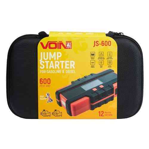 Пуско-зарядний пристрій VOIN JS-600 12000mAh 44,4Wh 12V START 300A/600A з ліхтарем Харків