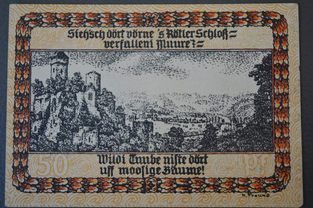 Німеччина Нотгельд 50 Pf 19..р.( 9) Полтава - фото 1