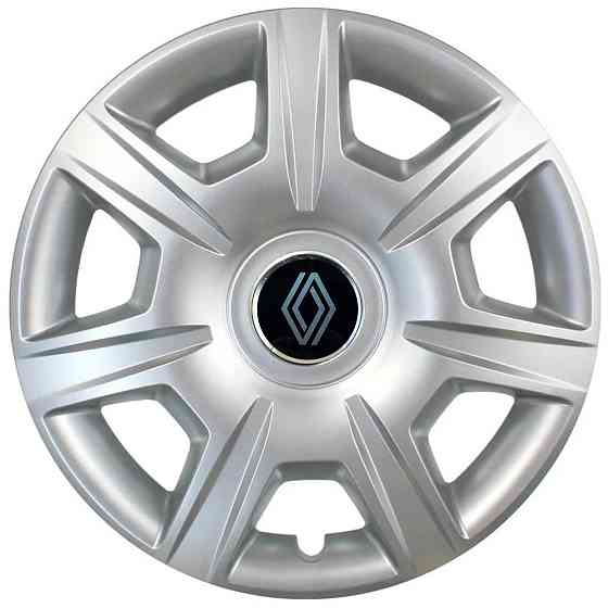 Автомобільні модельні ковпаки R15 Renault NEW 327 4шт, SJS, сріблясті Київ
